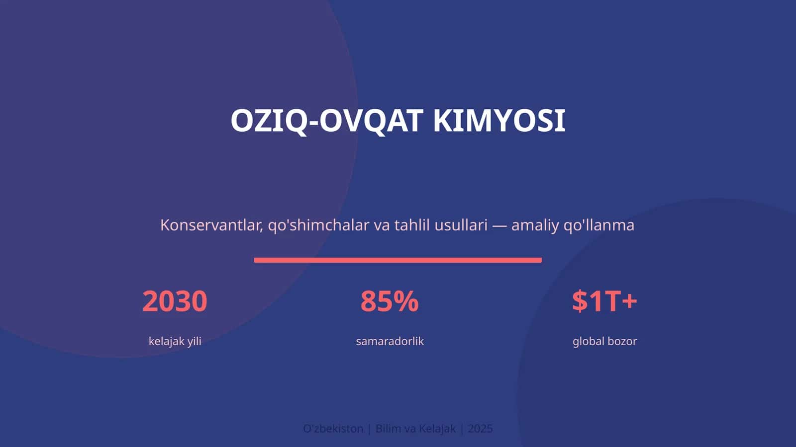 Oziq-ovqat kimyosi