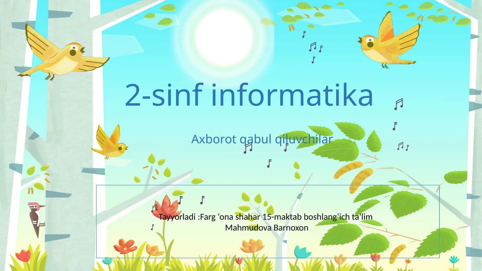 2-sinf informatika