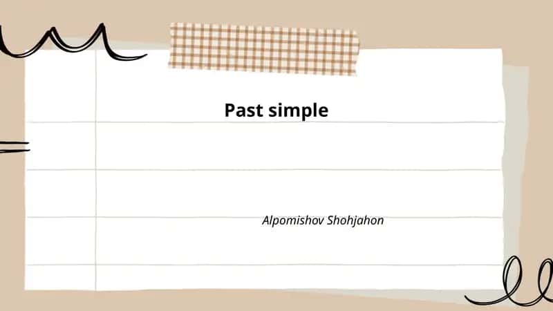 Past Simple