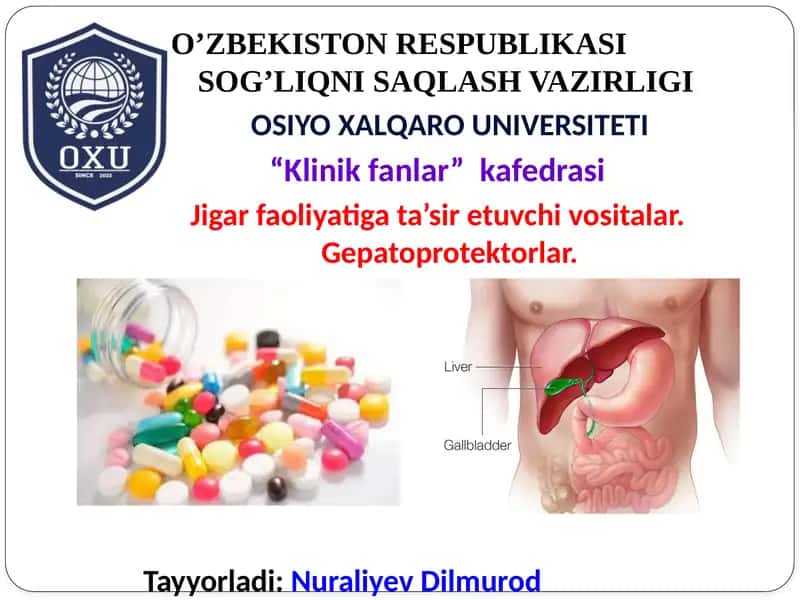 Gepatoprotektorlar