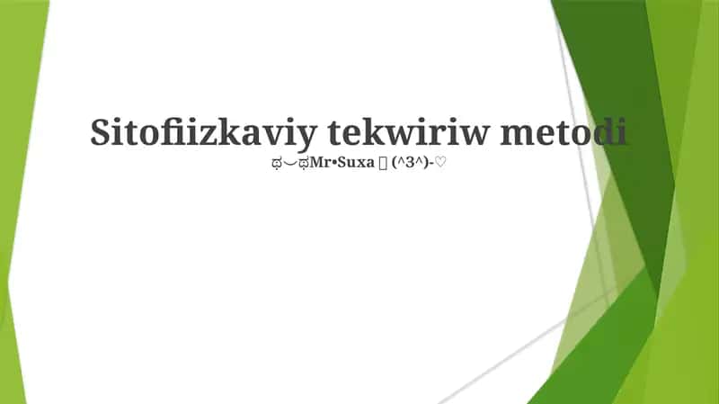 Oziq-ovqat Fizikasida Tajriba Texnikalari