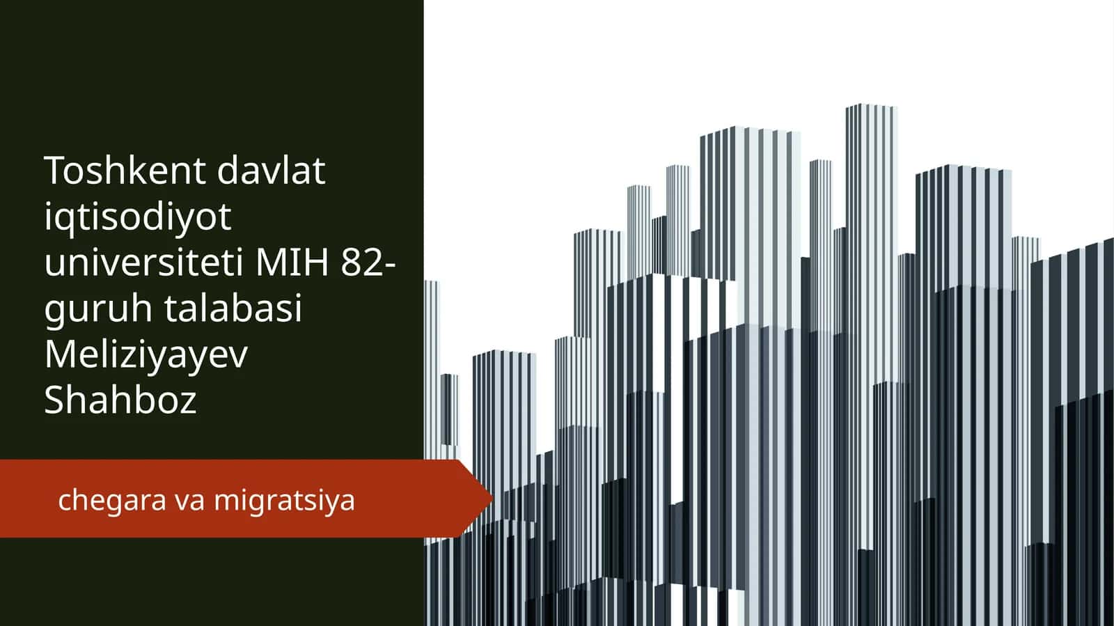 Chegara va migratsiya