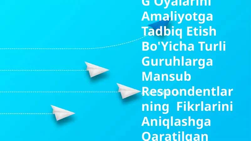 Inklyuziv Ta'Lim G'Oyalarini Amaliyotga Tadbiq Etish Bo'Yicha Turli Guruhlarga Mansub Respondentlarning Fikrlarini Aniqlashga Qaratilgan Sotsiologik Tadqiqotlar