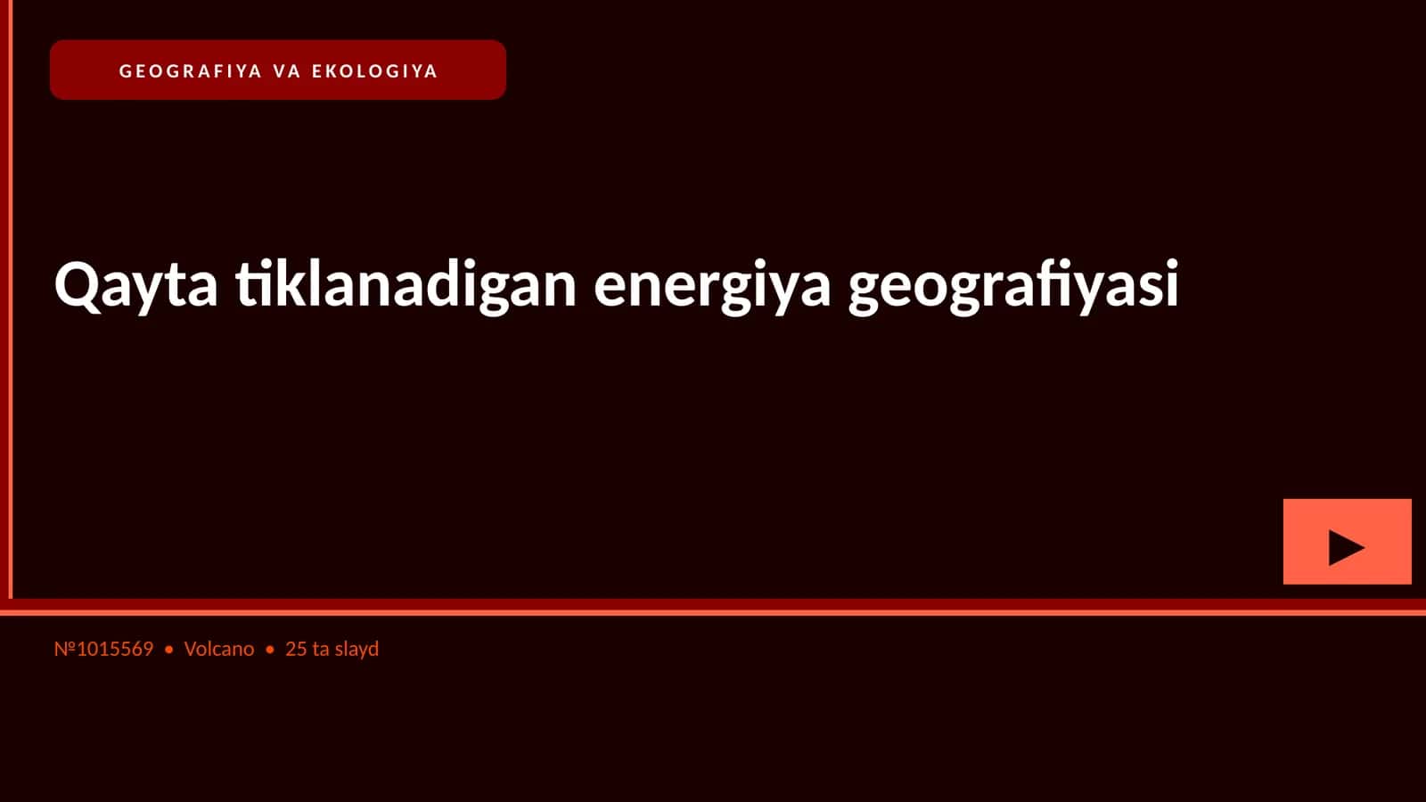 Qayta tiklanadigan energiya geografiyasi