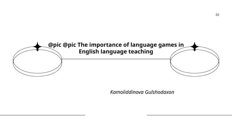 The importance of language games in English language teaching