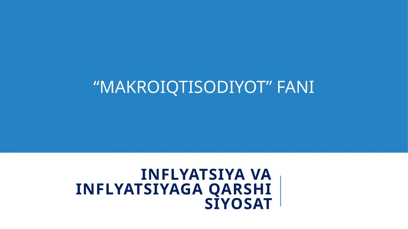 INFLATSIYA