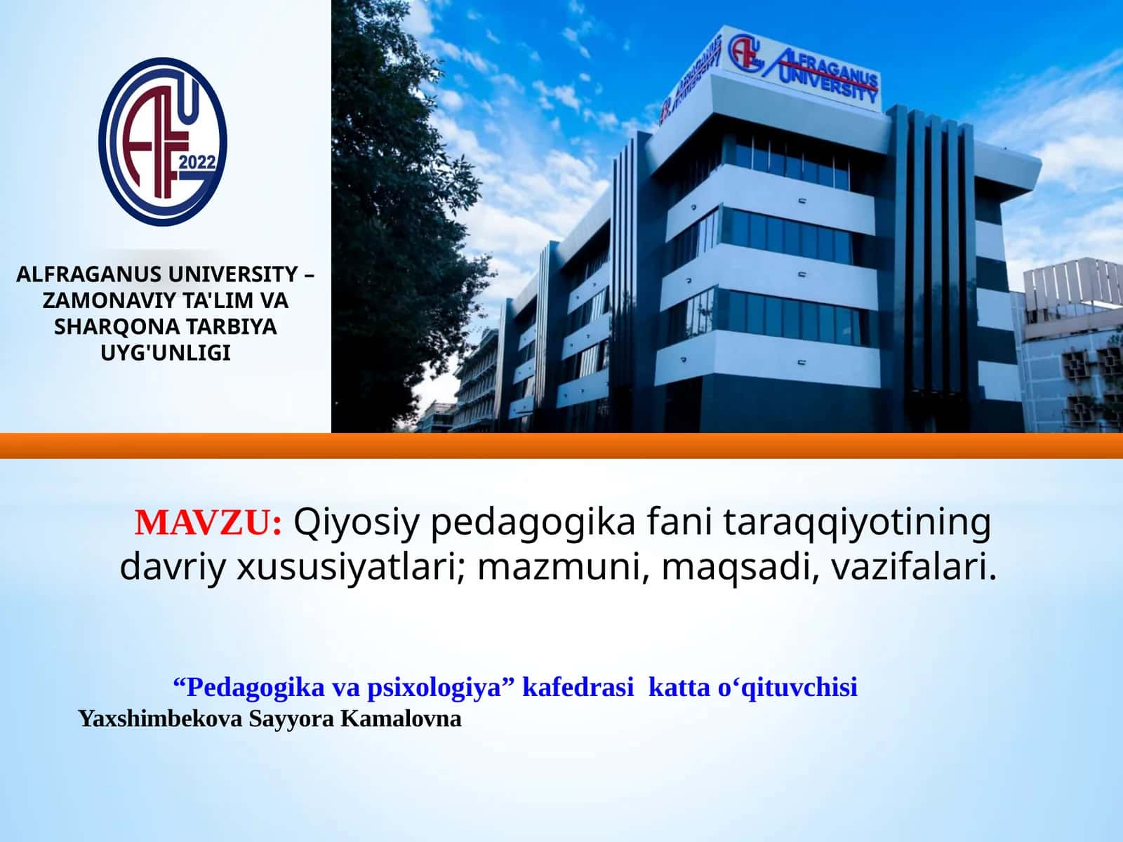 Qiyosiy pedagogika fani taraqqiyotining davriy xususiyatlari; mazmuni, maqsadi, vazifalari