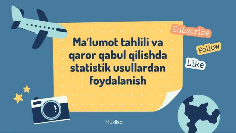 Statistik Usullar Asoslari