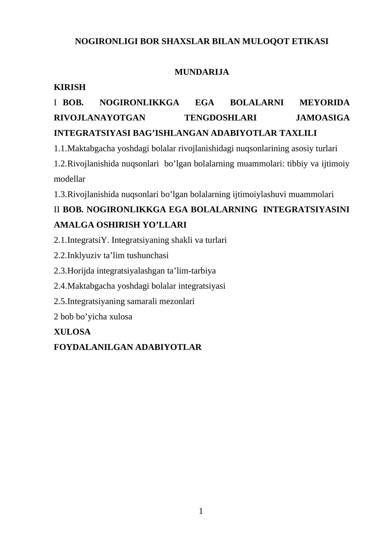 NOGIRONLIGI BOR SHAXSLAR BILAN MULOQOT ETIKASI