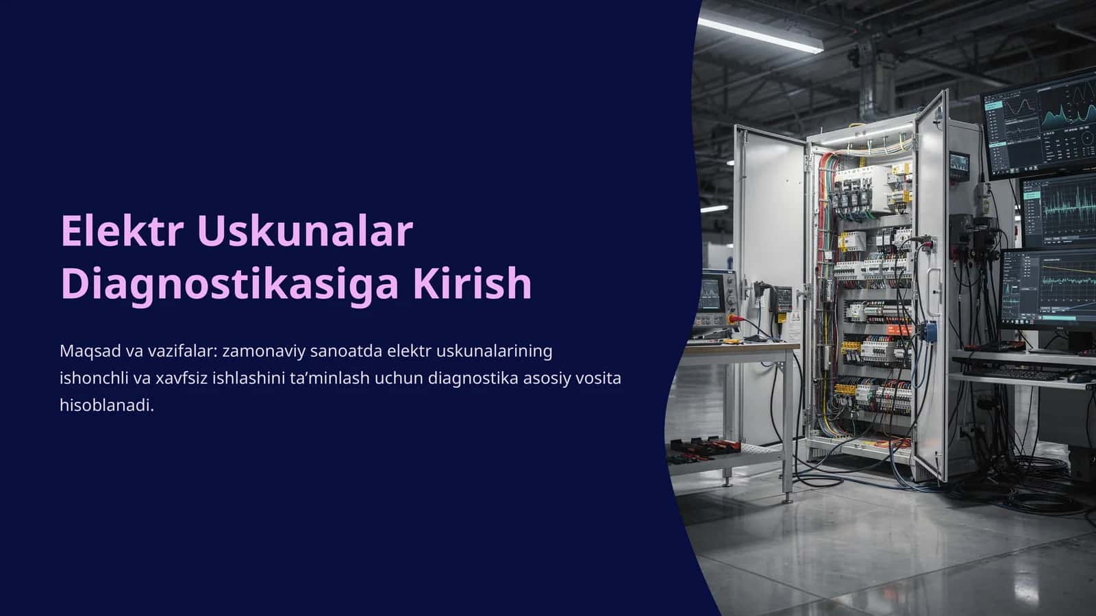 Elektr Uskunalar Diagnostikasiga Kirish