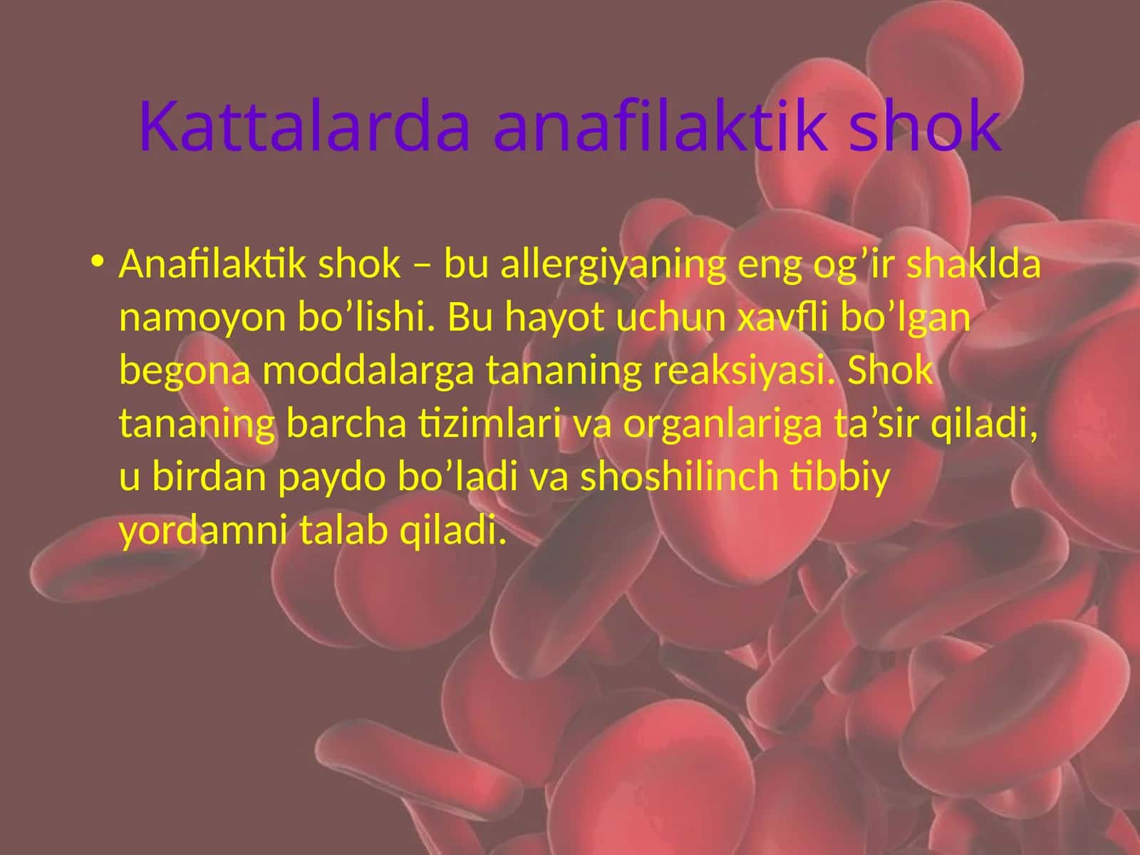 Kattalarda anafilaktik shok