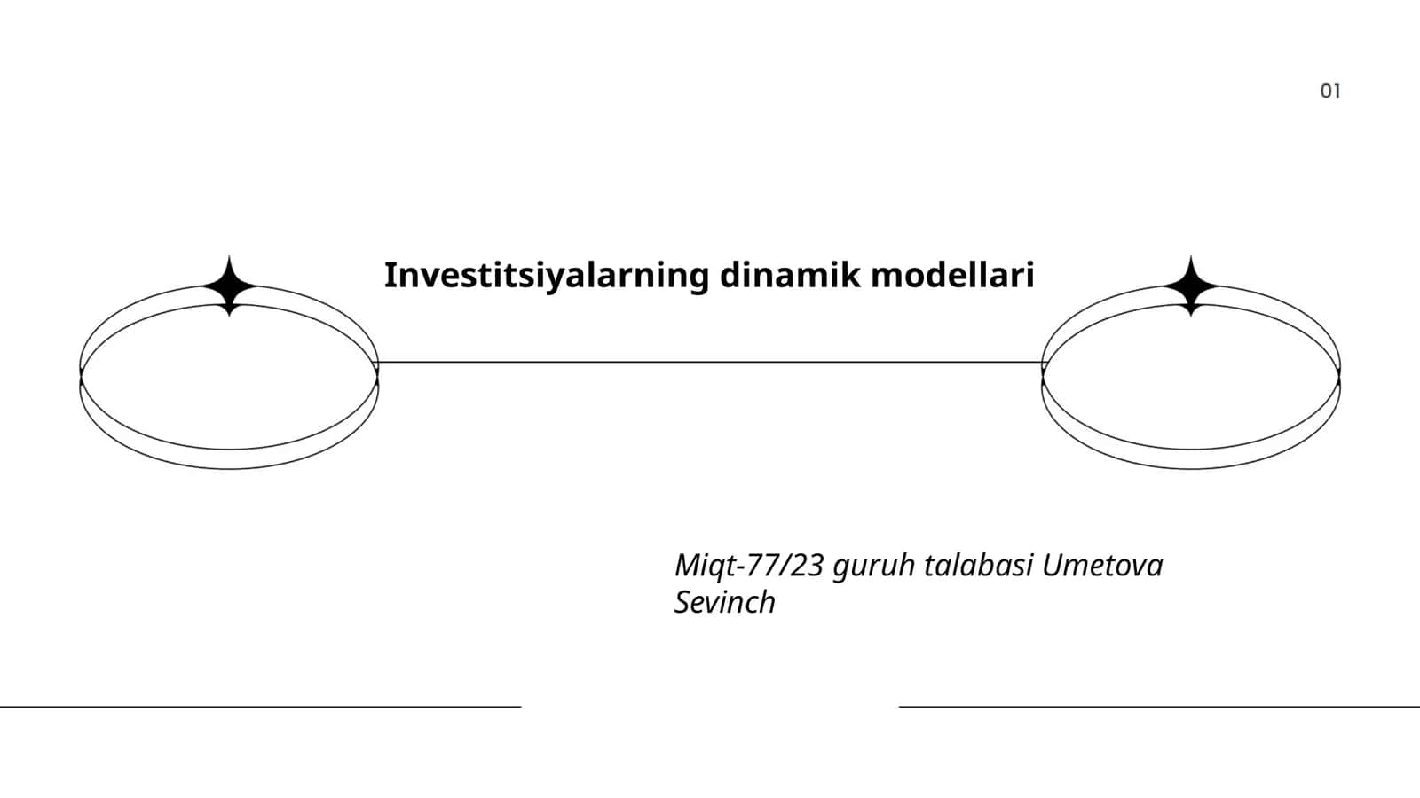 Investitsiyalarning dinamikmodellari