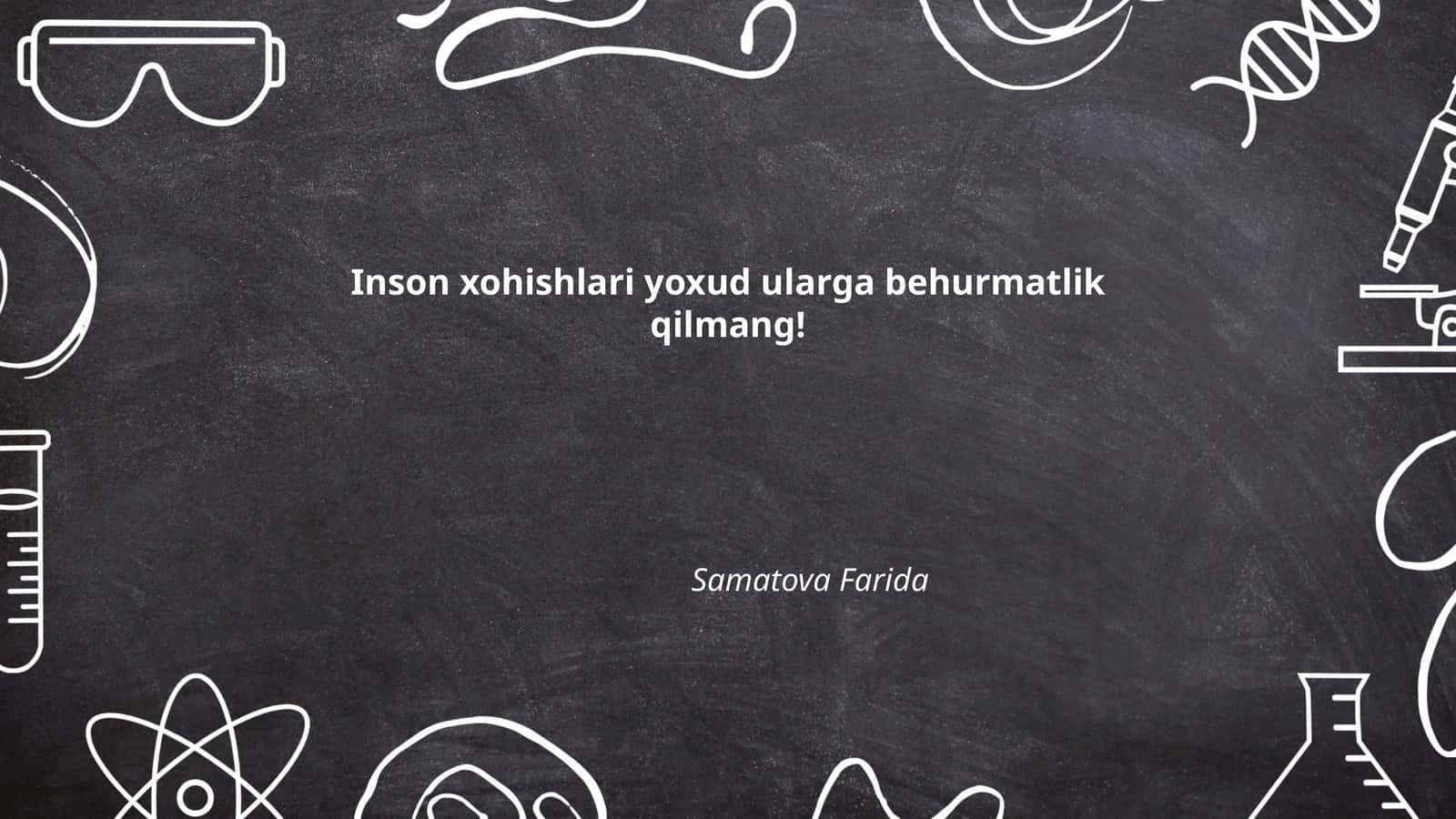 Inson huquqlari va xohishlariga hurmat