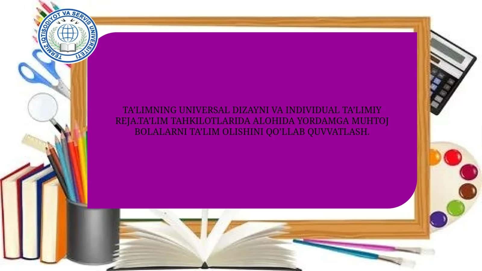 INDIVIDUAL TA’LIMIY REJA