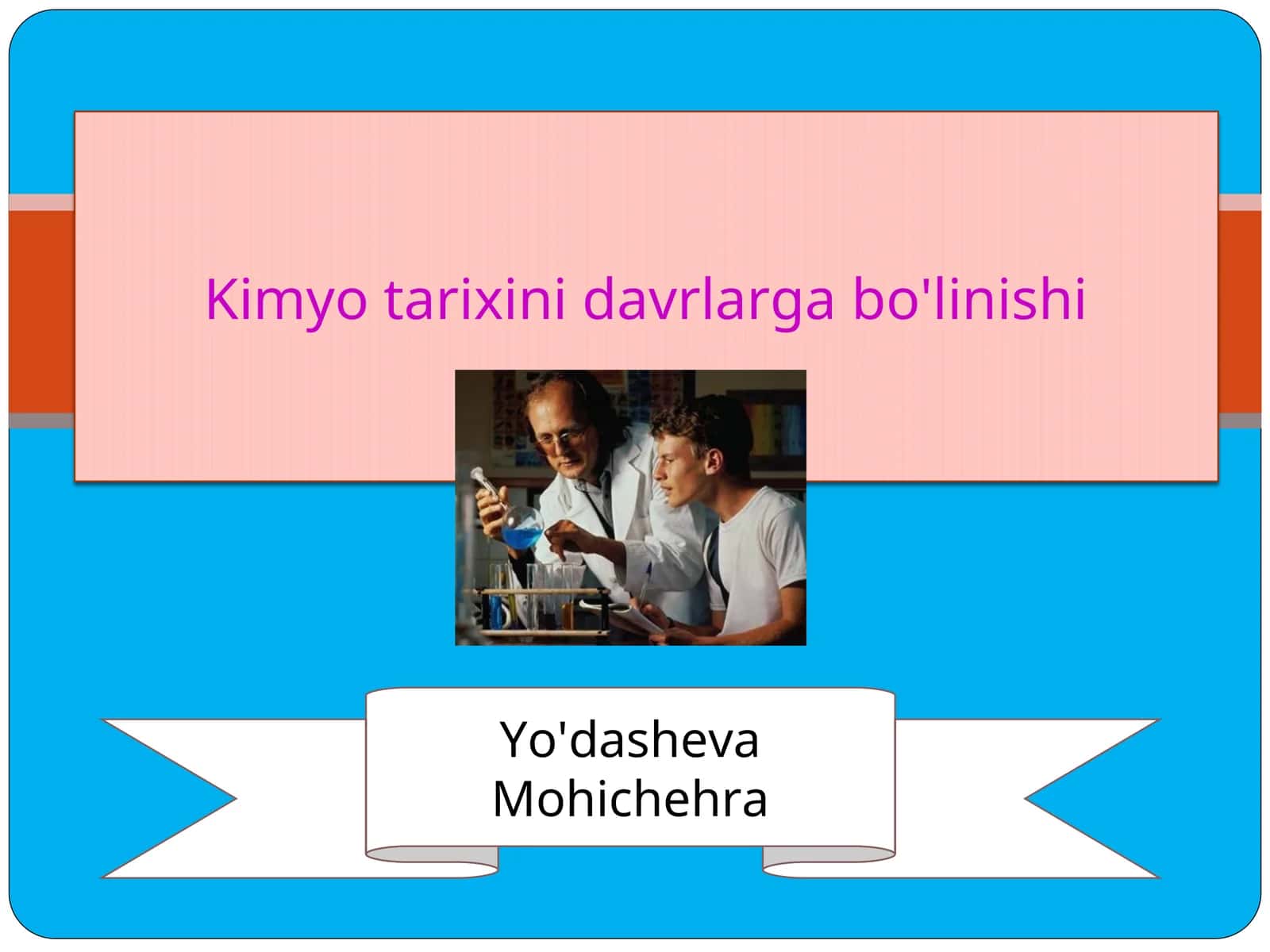 Kimyo tarixini davrlarga bo'linishi