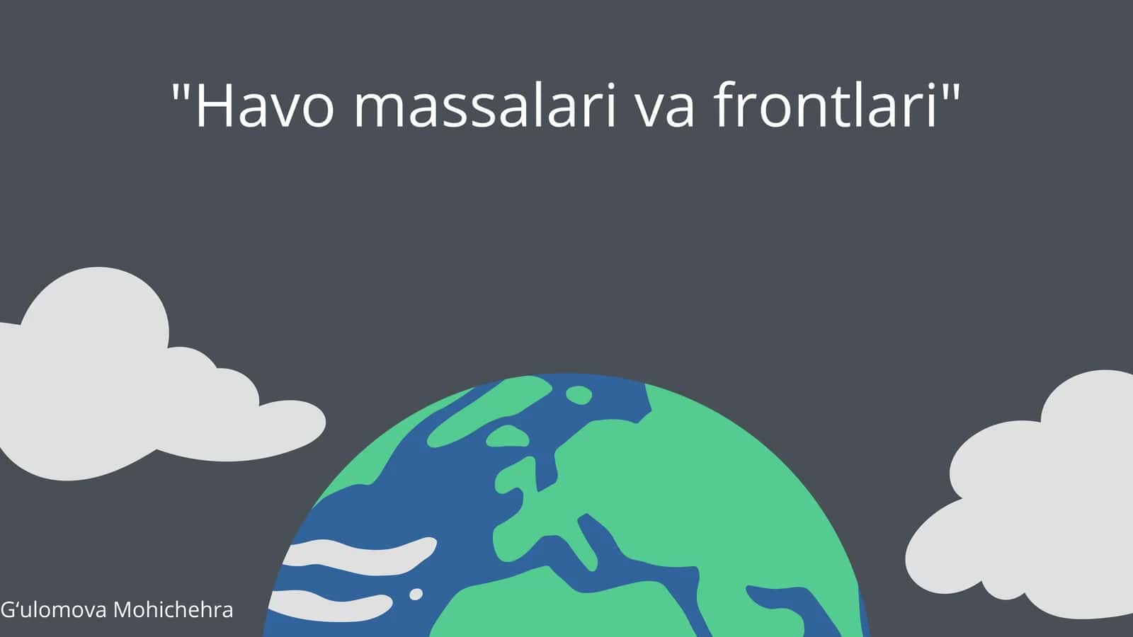 Havo massalari va frontlari