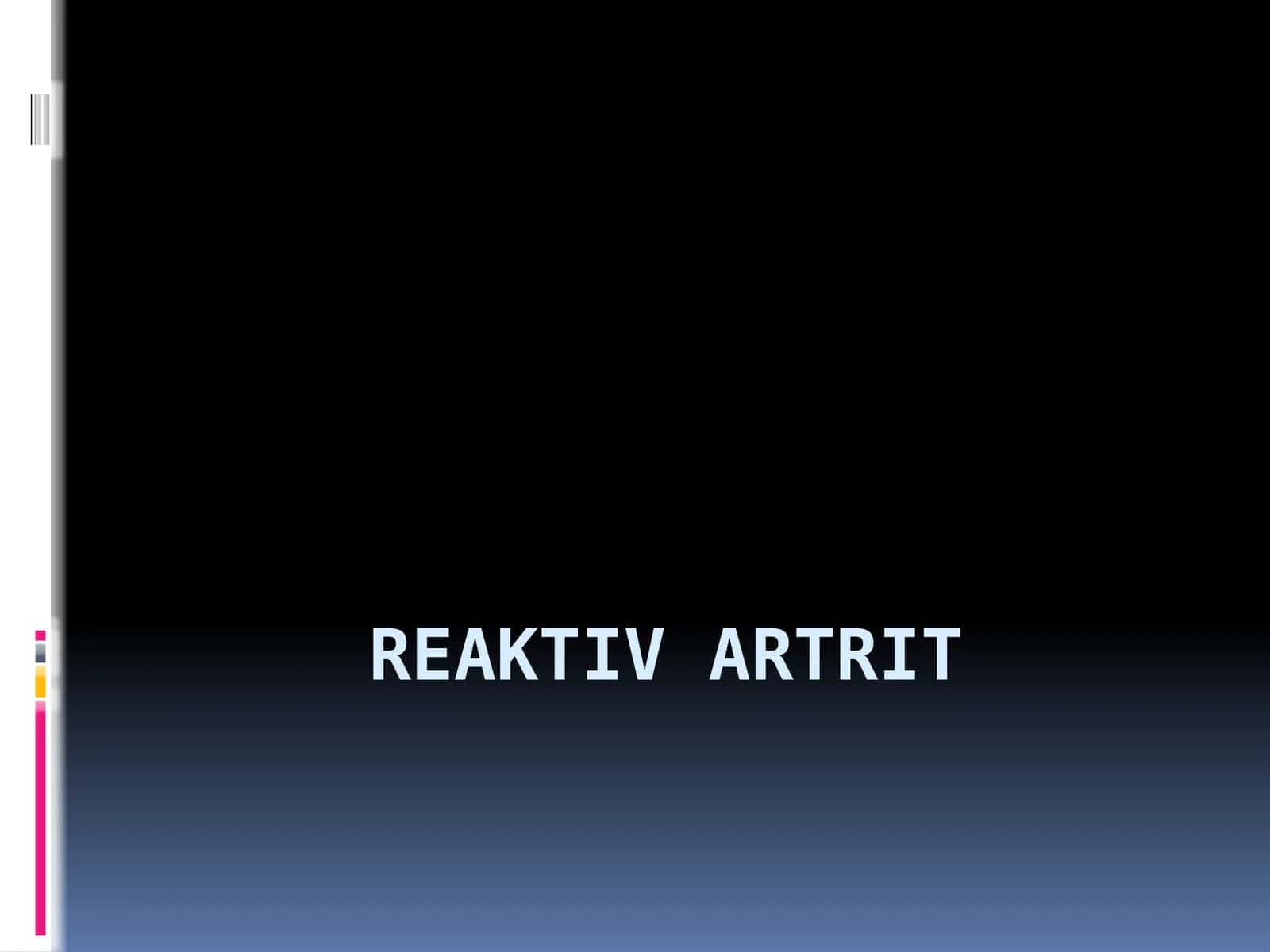 REAKTIV ARTRIT