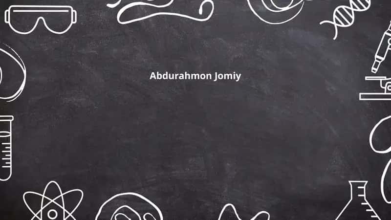 Abdurahmon Jomiy pedagogik qarashlari