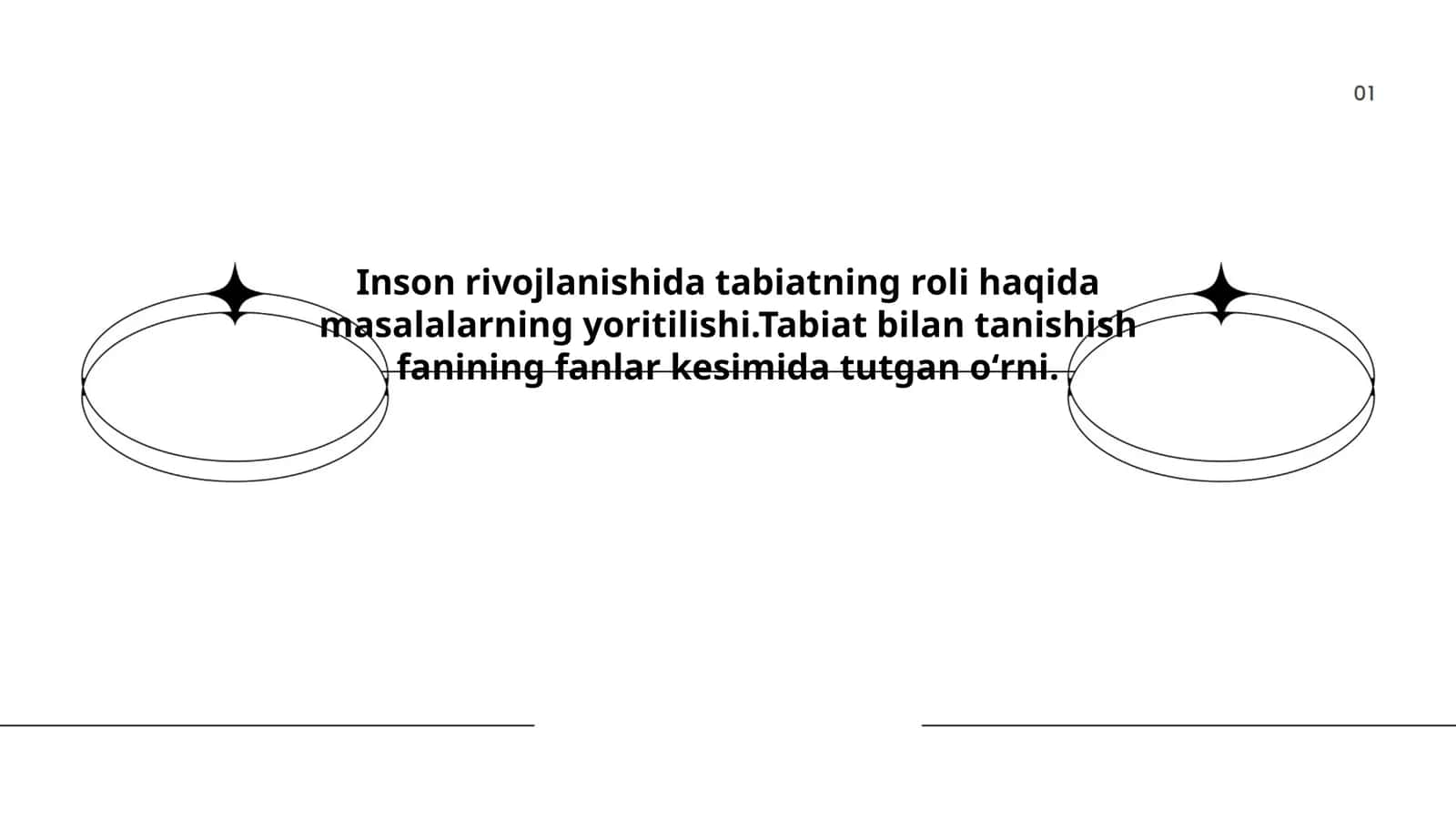 Insonning tabiat bilan uyg‘un rivojlanishi