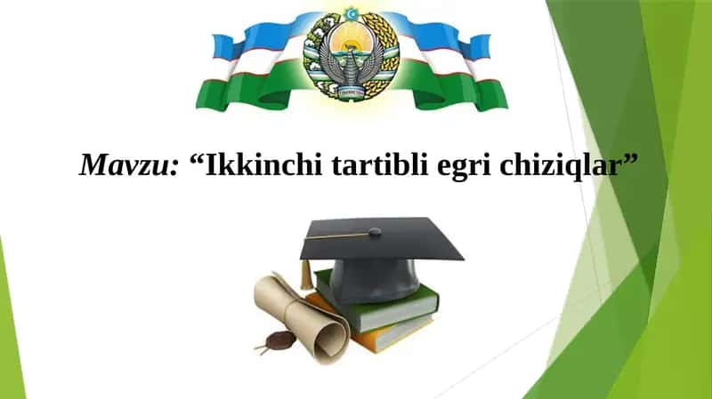 Ikkinchi tartibli egri chiziqlar