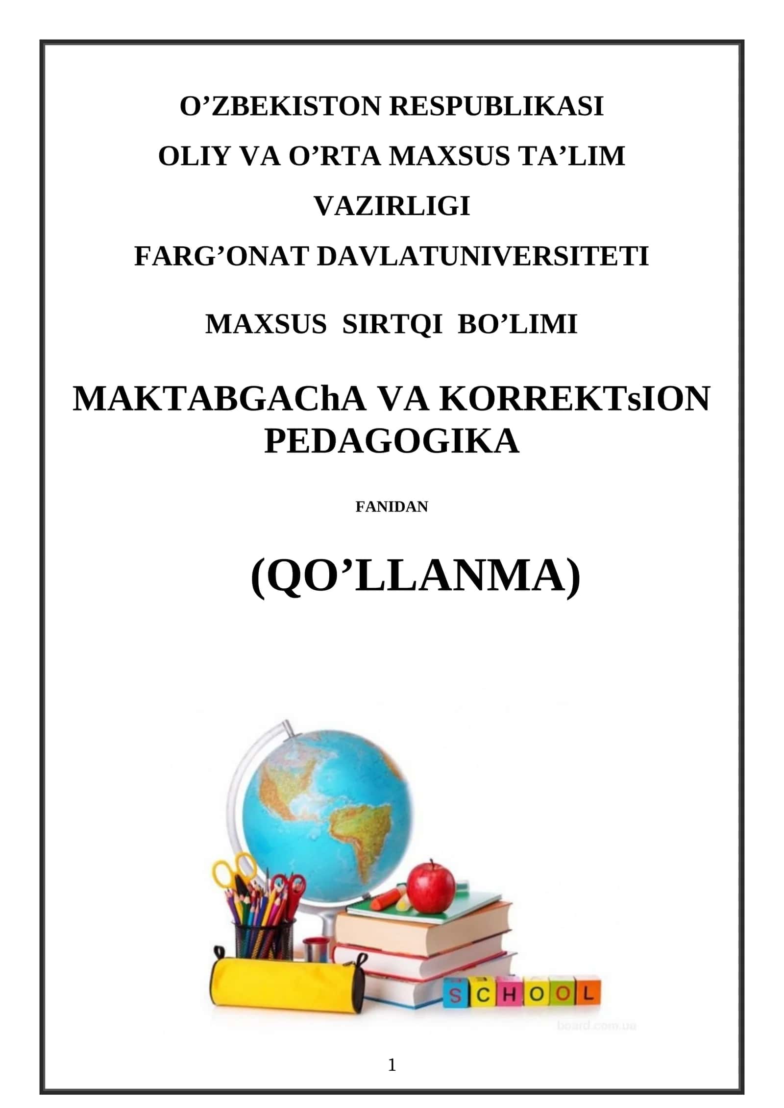 Ta'lim to'g'risida Qonun