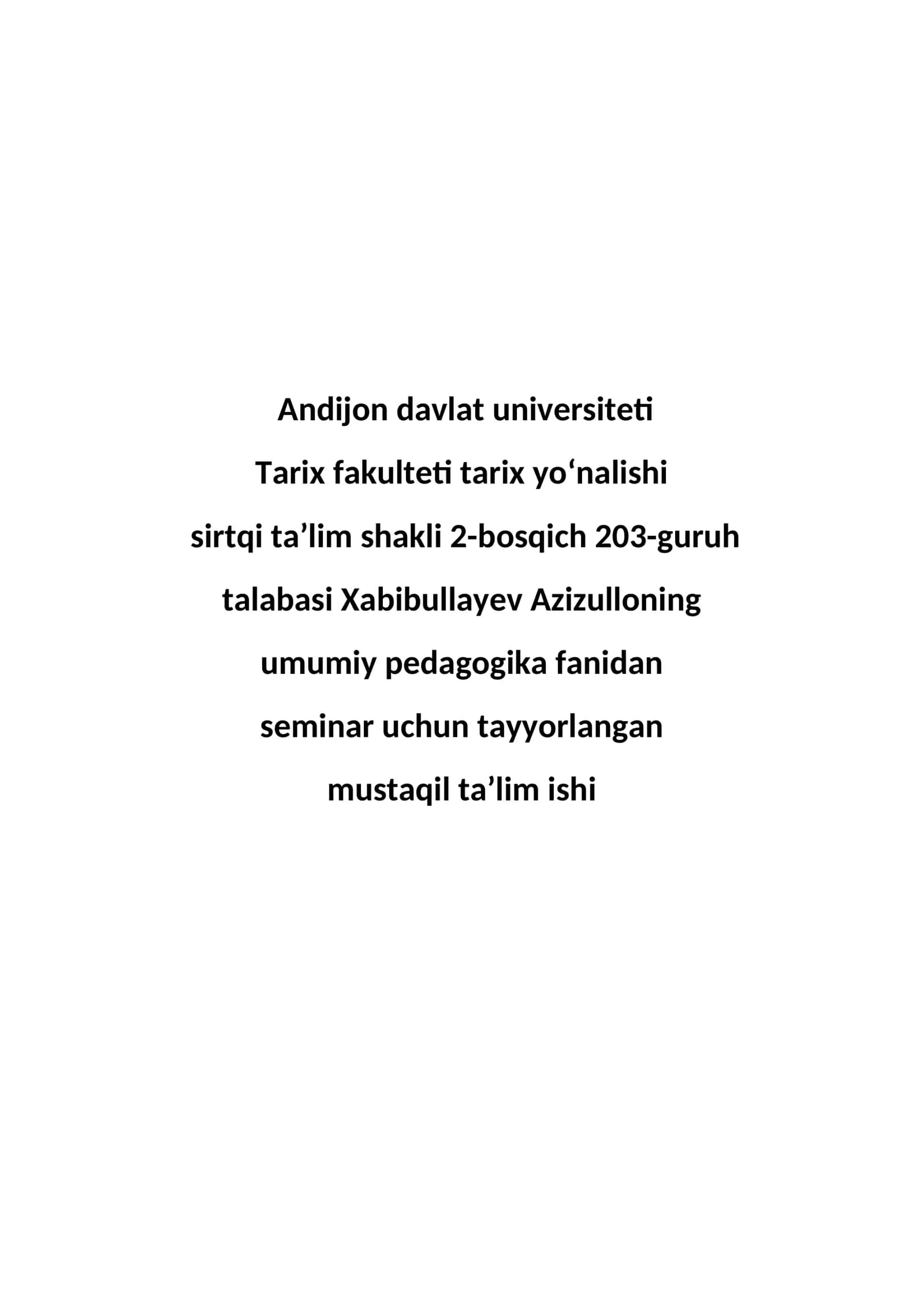 Sharq uygʻonish davrida taʼlim tarbiya taraqqiyoti