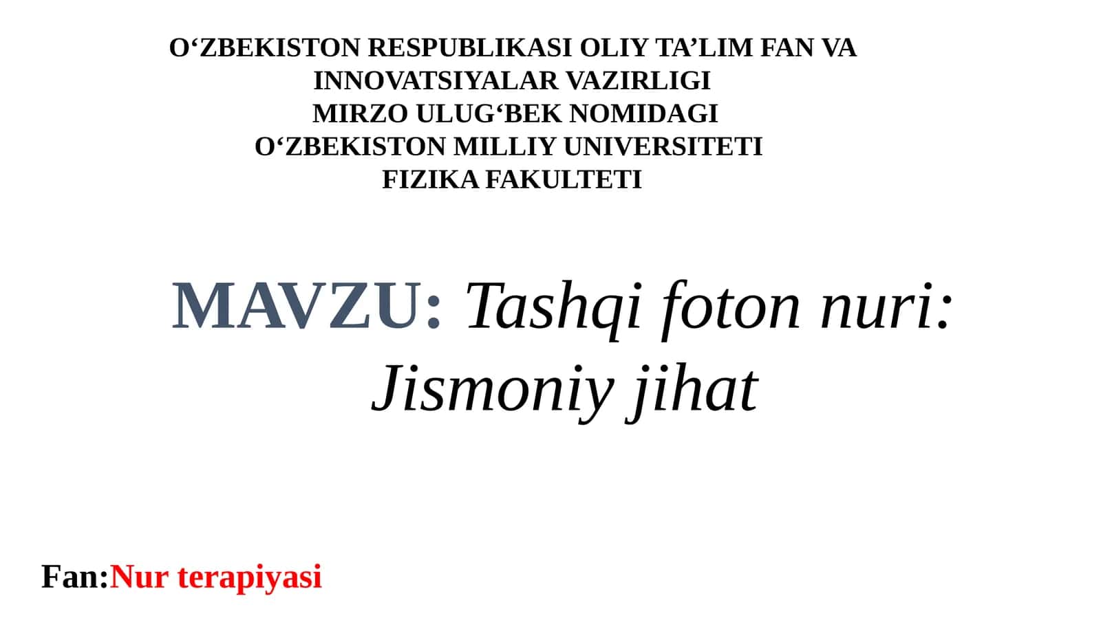 Doza tushunchalari va birliklari