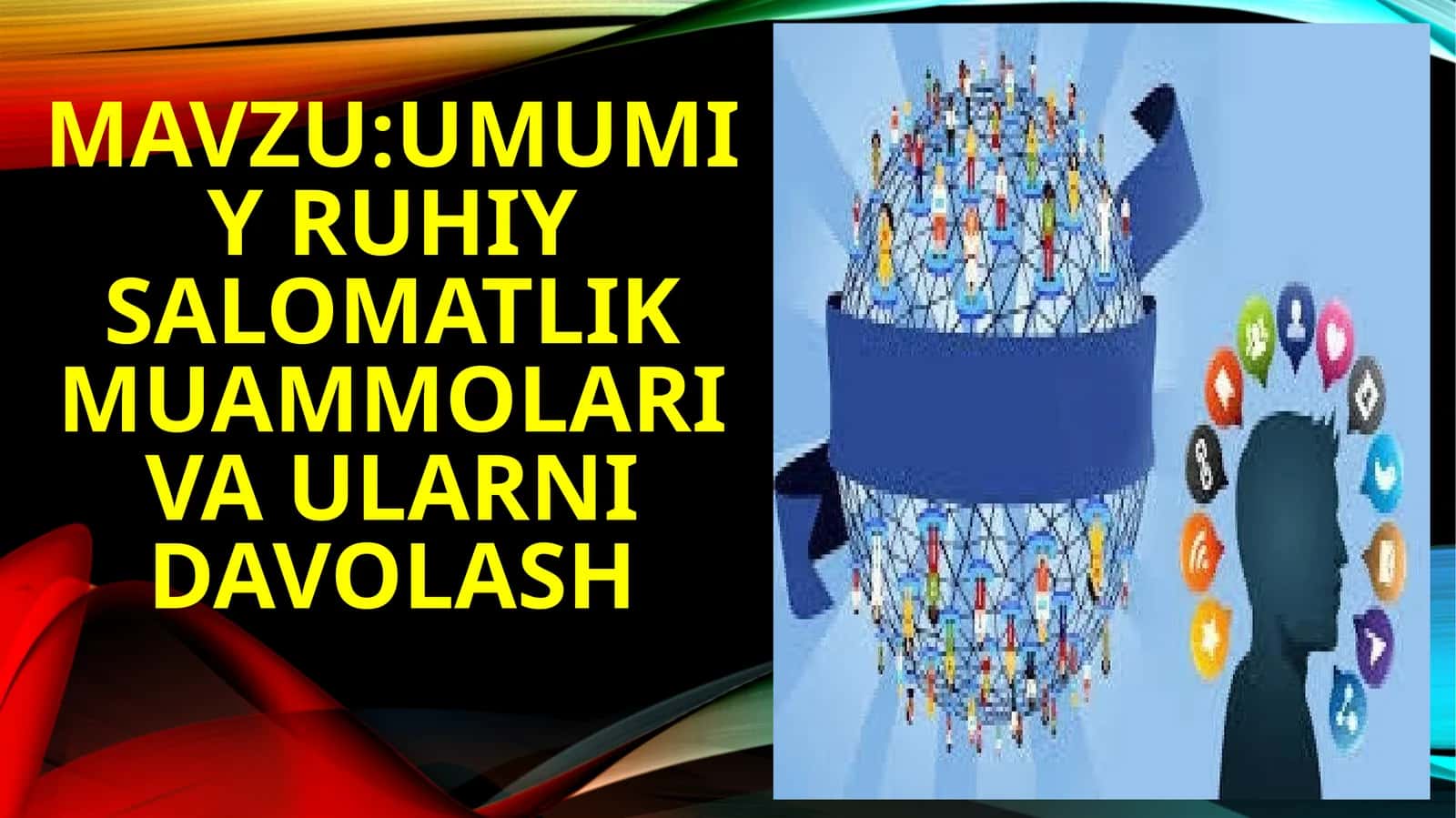 Umumiy ruhiy salomatlik muammolari va ularni davolash