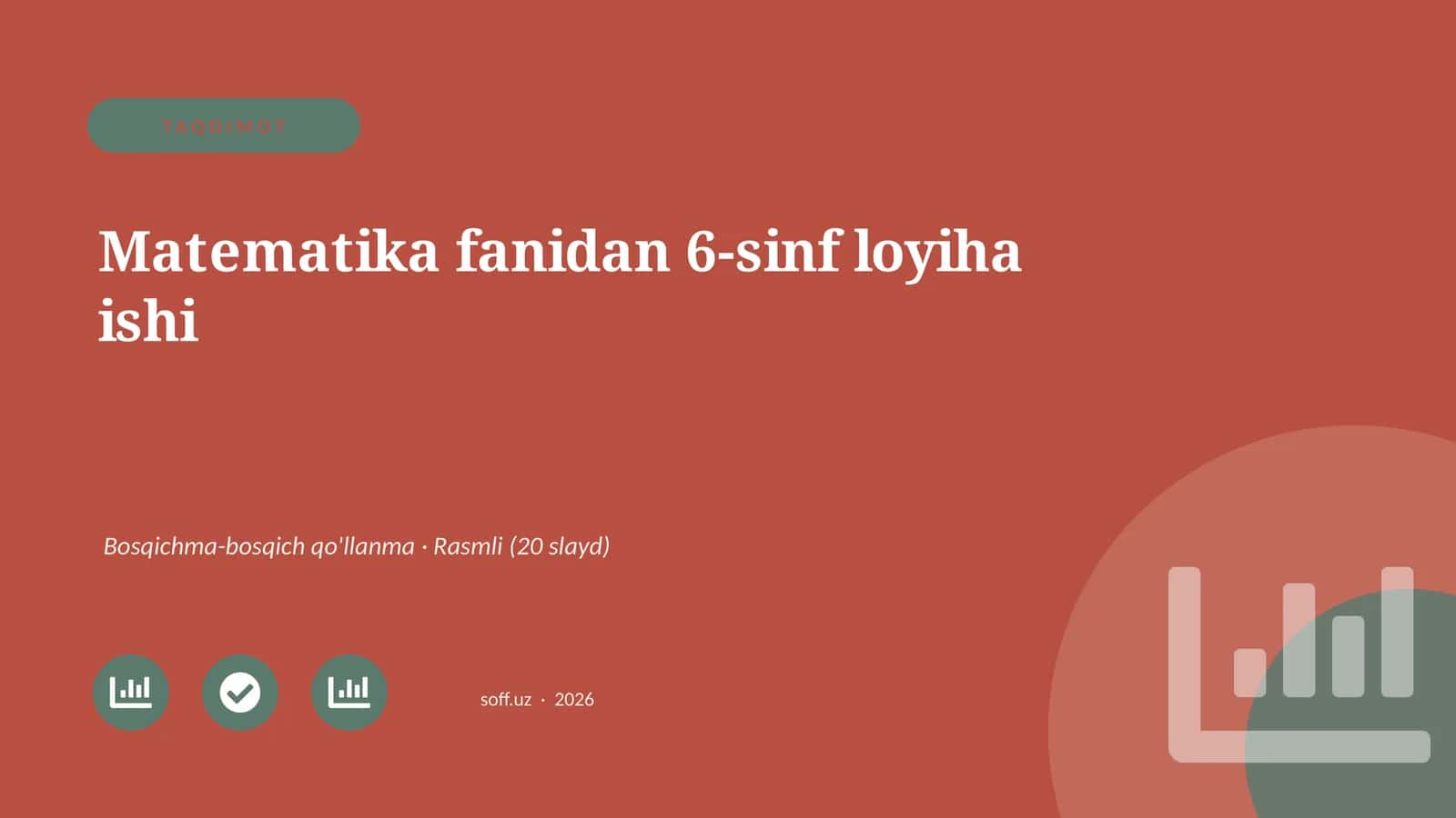 Matematika fanidan 6-sinf loyiha ishi