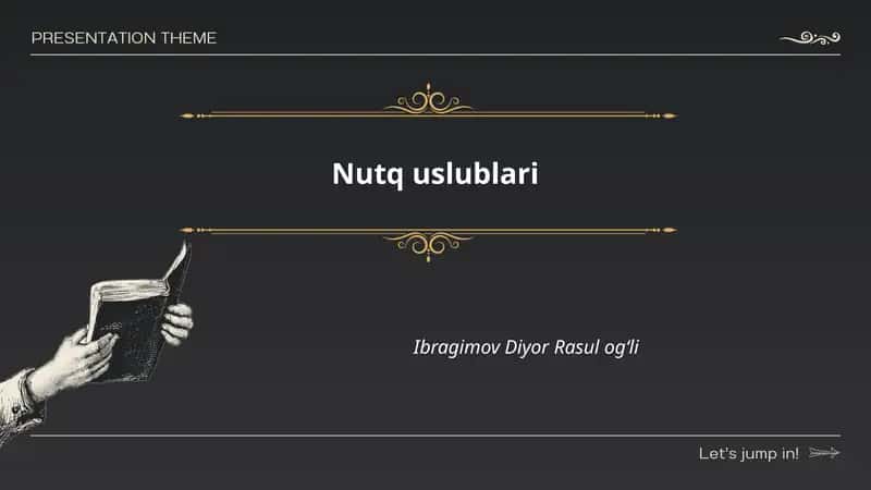 Nutq uslublari