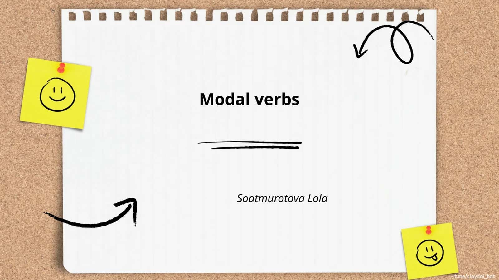 Modal verbs