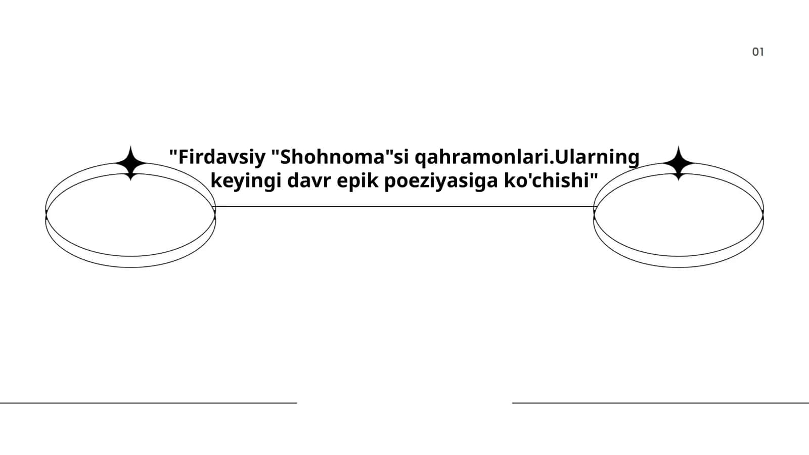 Firdavsiy "Shohnoma"si qahramonlari.Ularning keyingi davr epik poeziyasiga ko'chishi