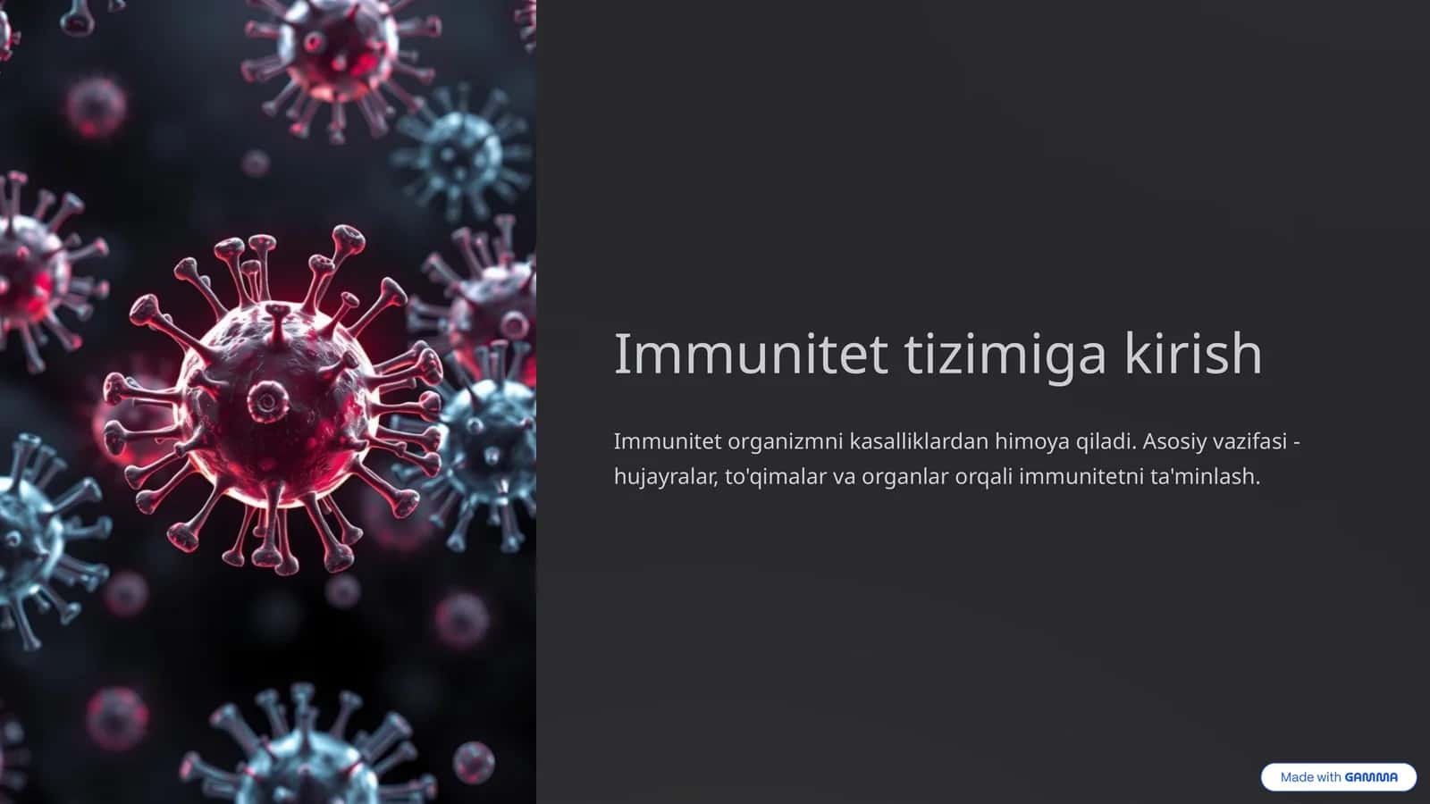 Immun tizim va uning vazifalari