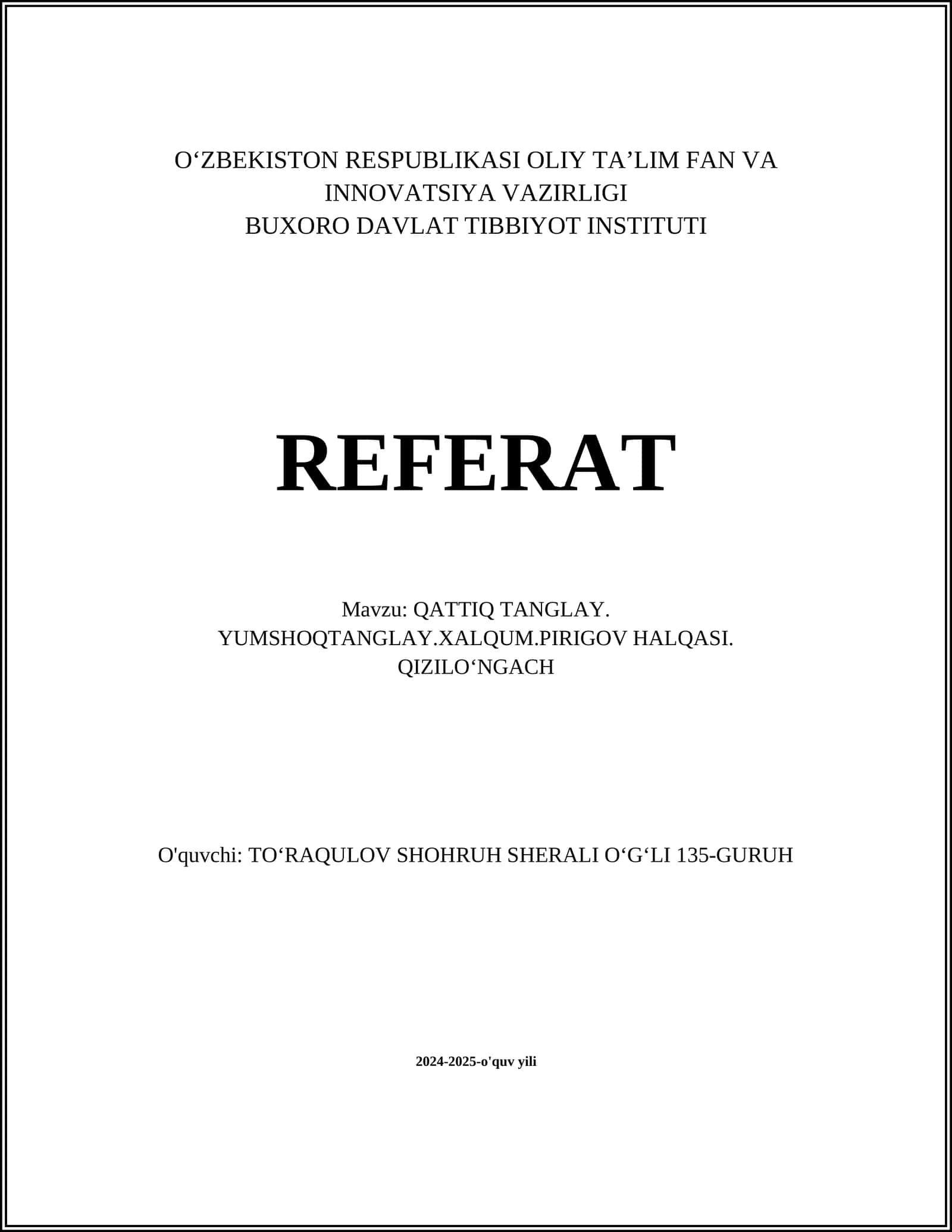 Qattiq tanglay anatomiyasi