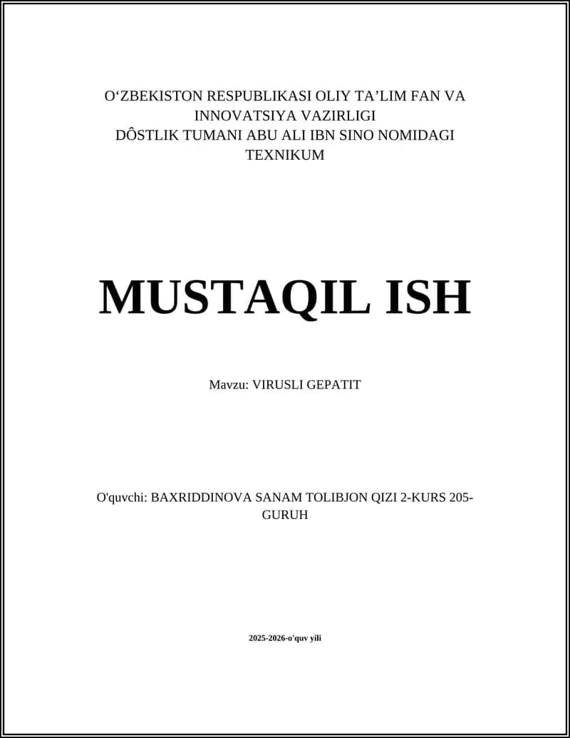 VIRUSLI GEPATIT