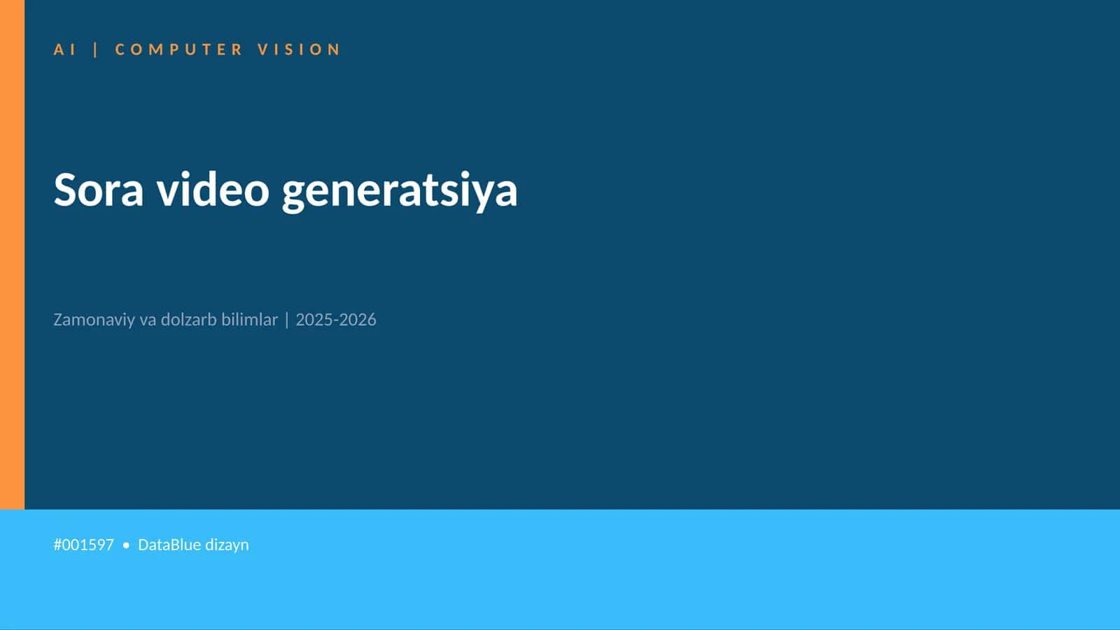 Sora video generatsiya
