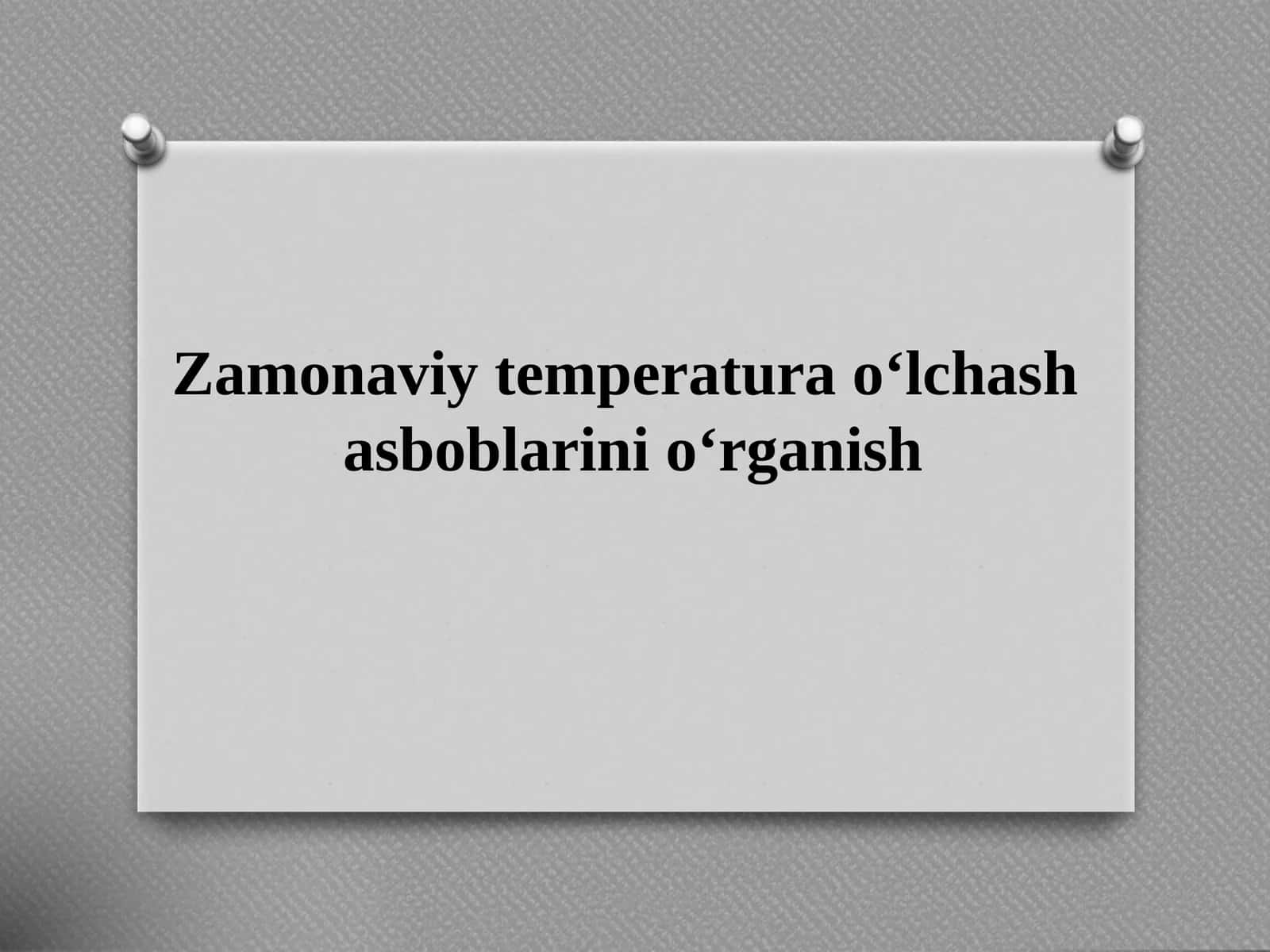 Suyuqlikli termometrlar