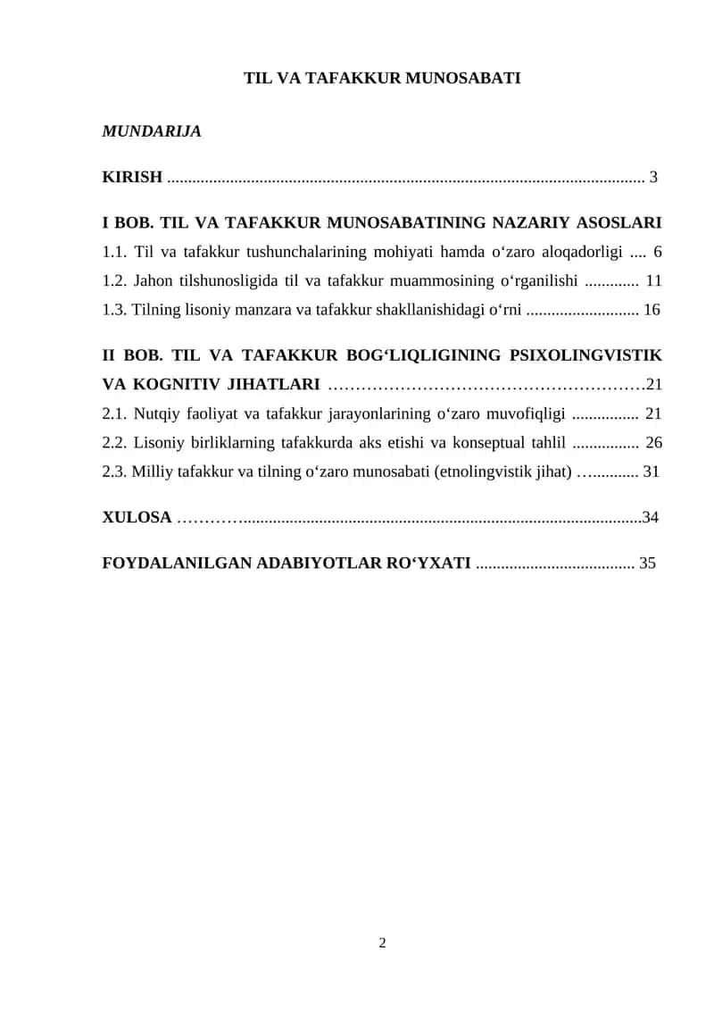 Til va tafakkur