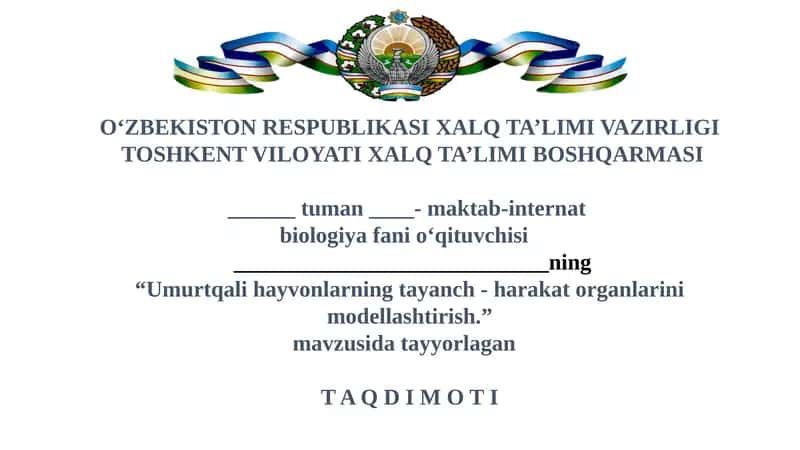 Umurtqali hayvonlarning tayanch-harakatlanish