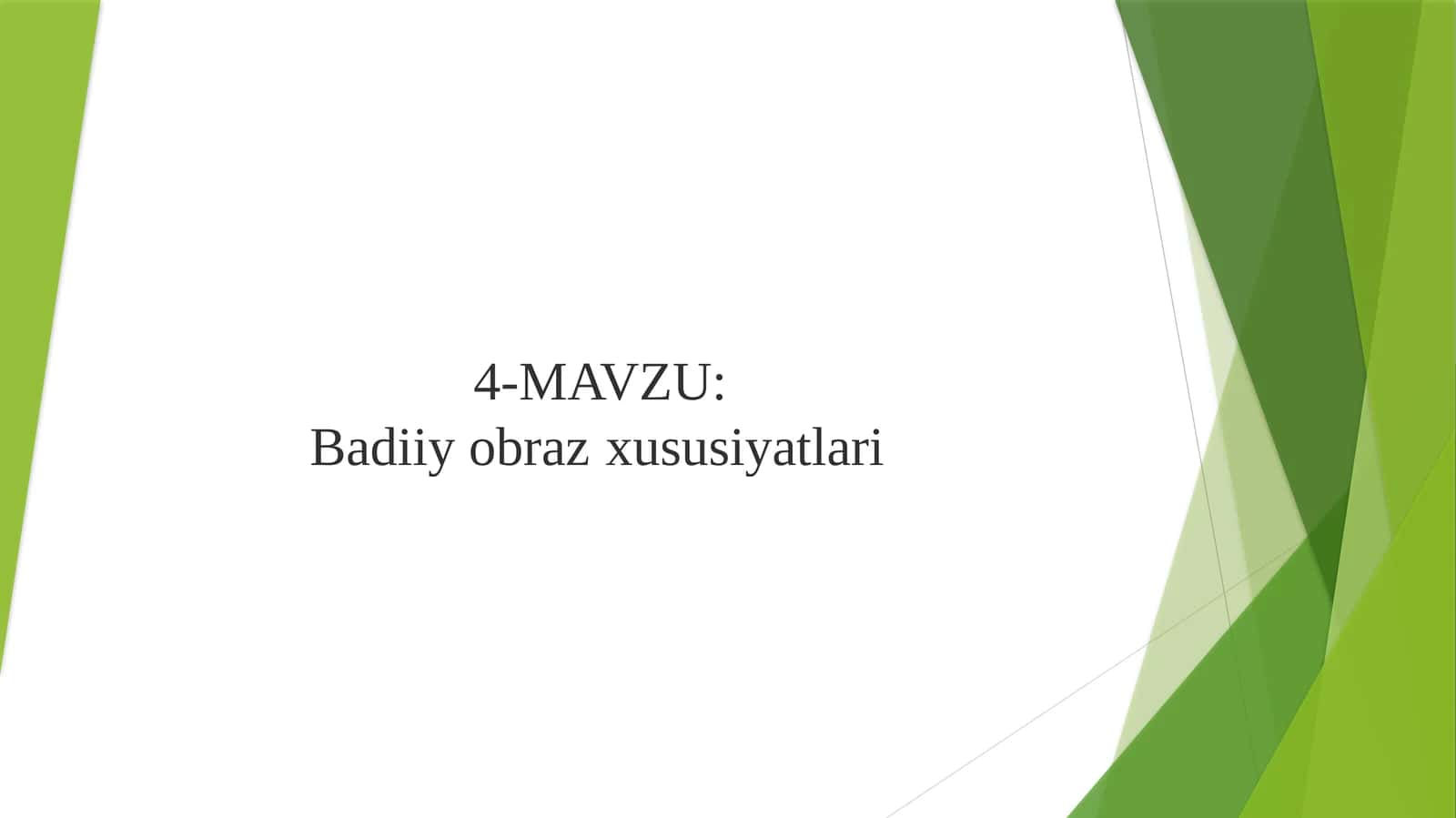Badiiyobrazxususiyatlari