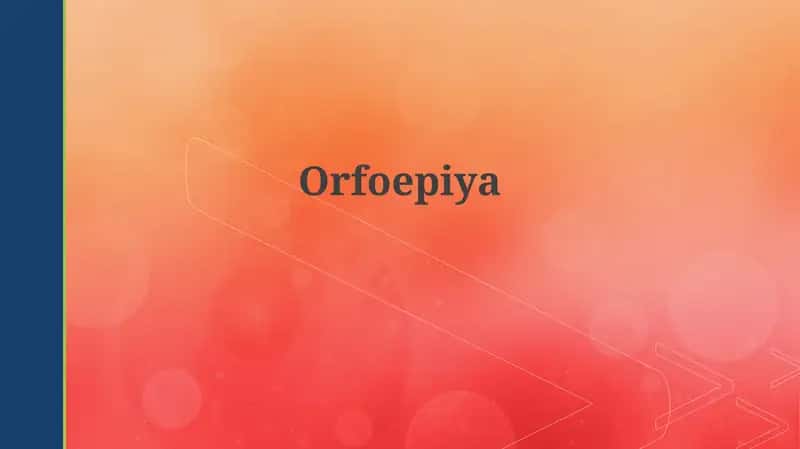 Orfoepiya