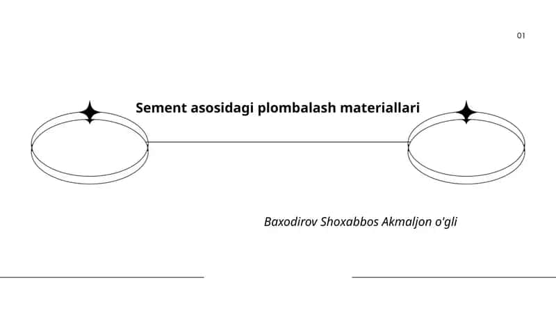 Sement asosidagi plombalash materiallari