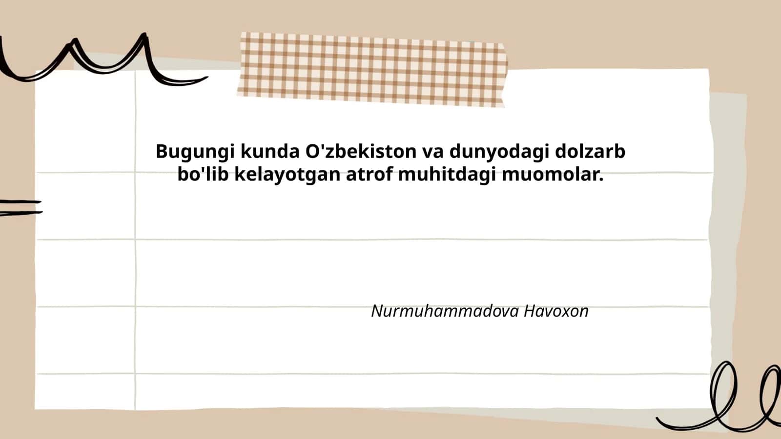 Iqlim o'zgarishi va uning O'zbekistonga ta'siri