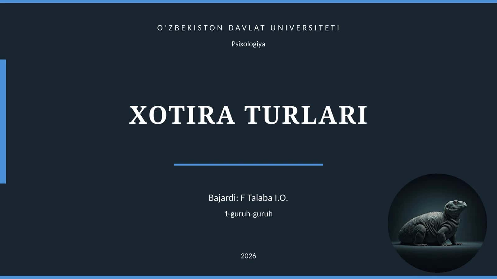 XOTIRA TURLARI