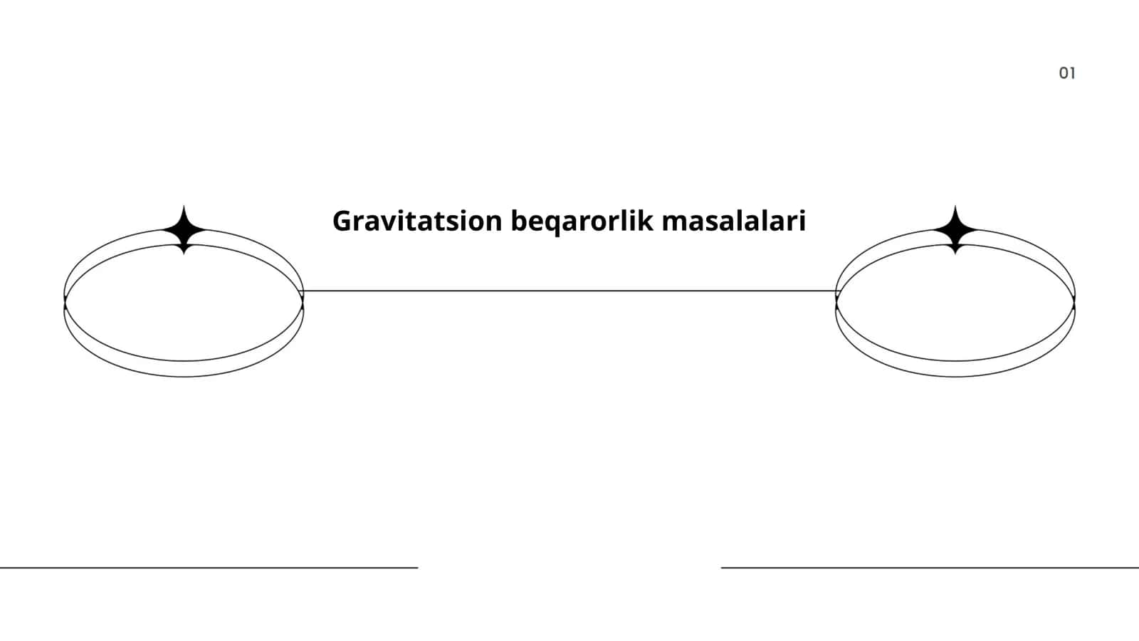 Gravitatsion beqarorlik masalalari