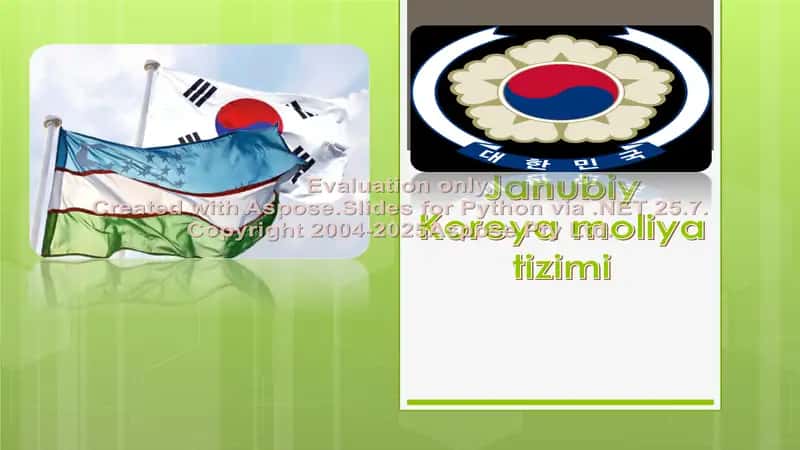 Janubiy koreya Moliya tizimi