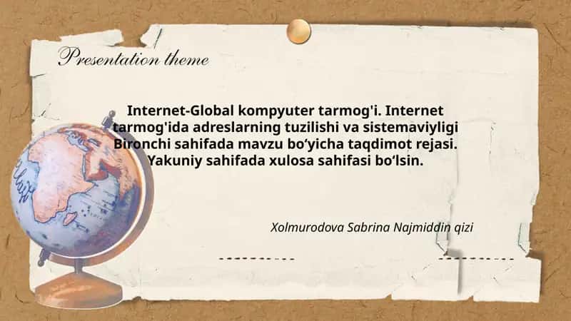 Internet-Global kompyuter tarmog'i