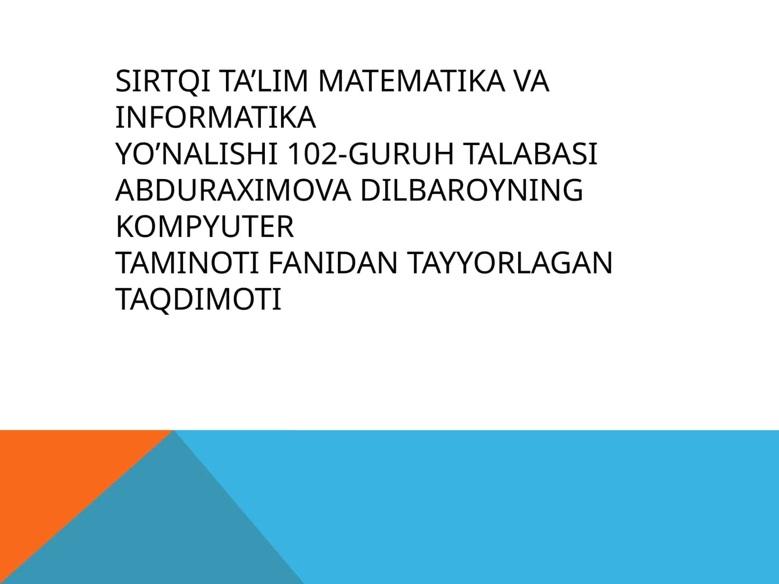 Ona plataga yangi o’rnatilgan haritani ishini BIOS orqali boshqarish