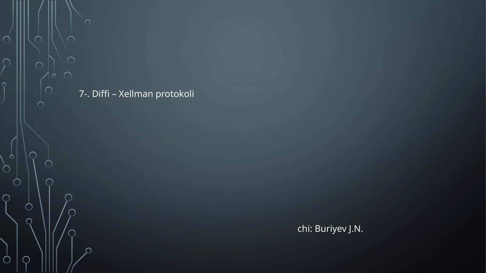 Diffi – Xellman protokoli