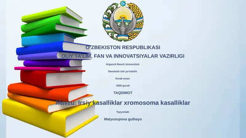 Irsiy va Xromosoma Kasalliklari